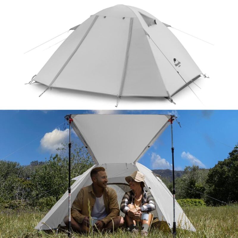 NATUREHIKE P-Series / Lightweight 2-Person Tent for Beach, Park, Hiking