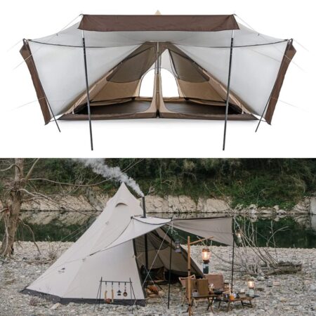 NATUREHIKE 5-8 Person Ranch Pyramid Tent