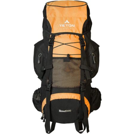 TETON Sports Scout 3400, Internal Frame Backpack, Great Backpacking Gear for Camping or Hiking.