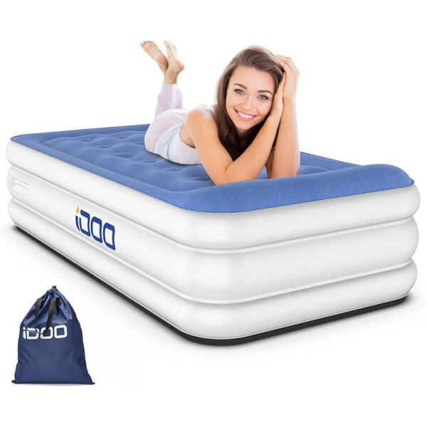 COLEMAN Camping Cot, Air Mattress & Pump, Folding Camp Cot & Air Bed w ...