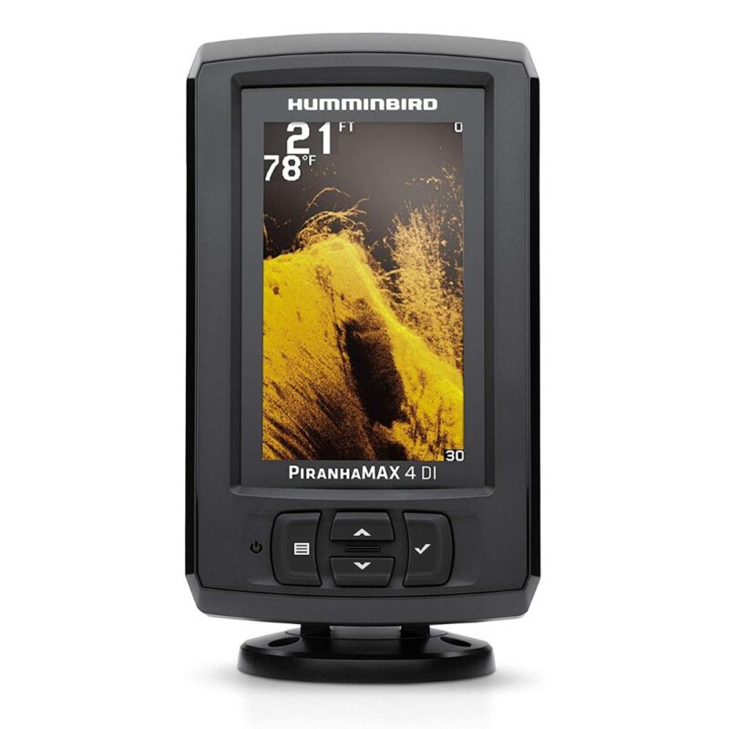 HUMMINBIRD 410160-1 PIRANHAMAX 4 DI (Down Imaging) Fish Finder, Black