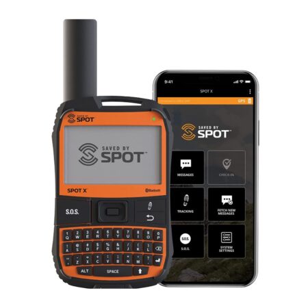 SPOT X w Bluetooth 2-Way Satellite Messenger, SOS Protection, Handheld Portable, GPS Messenger for Hiking, Camping, Cars, Globalstar Satellite Network Coverage, Subscription Applicable