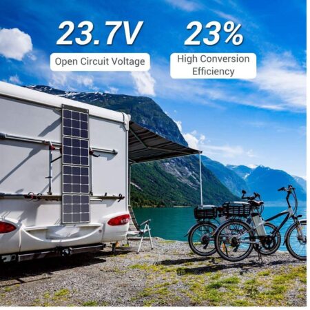 BLUETTI SP120 Solar Panel for Portable Power Station, 120W Foldable Panel for Solar Generator w High Efficiency for Outdoors, Camping, RV, Travel, Vanlife, Off-Grid.