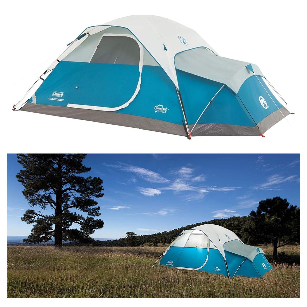 Verhuizer tv station Kaal COLEMAN Juniper Lake Instant Dome Tent w Annex, 4-Person - Outdoorsi