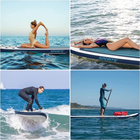ADVWIN Paddle Board 11'x33'' x6'' Extra Wide Inflatable Stand Up Paddle Board