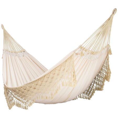 LA SIESTA Bossanova Champagne - Organic Cotton, Kingsize Classic Hammock