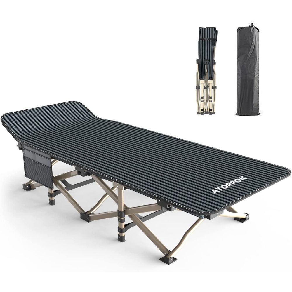 Osage River Camping Cot - 300 Lb Capacity Folding Bed For Adults