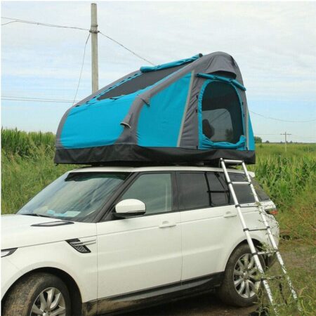 UNISTRENGH Car Roof Top Tent, Glamping, 4-Person, Inflatable Fishing Tent for Outdoor Camping.