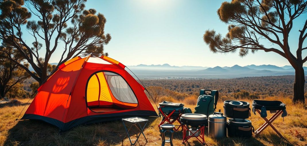 Lightweight camping gear