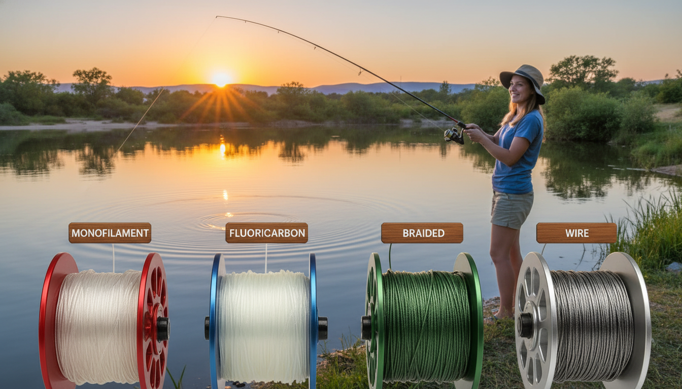 Line In Fishing Best Fishing Line Types for Beginners
