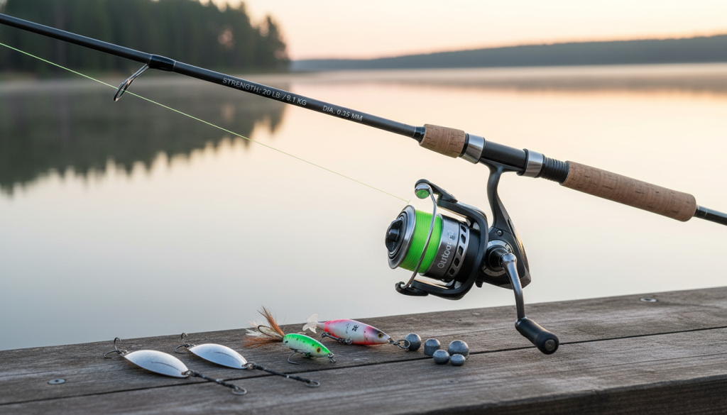 rod and reel setup rod and reel setup